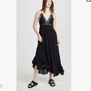 Free People Intimately long black dress